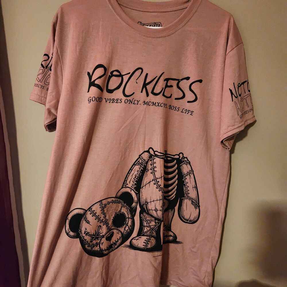 Unisex Fresh Laundry Brand Short Sleeve Rockless T Shirt,  Size L